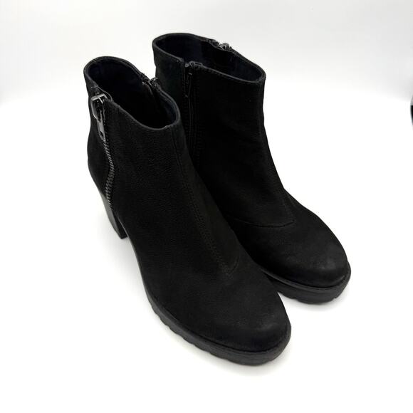 Vagabond Grace Nubuck Double Zipper Ankle Boot Black EU 38 US 7 - Picture 15 of 16